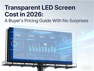 Còst de l'ecran LED transparent en 2026 Un guida de prètz del crompaire sens ...