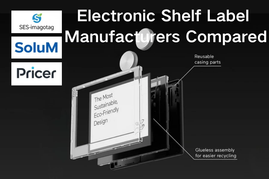 Fabricants d'etiquetas d'estanquièr electronics comparats: SES-imagotag vs So...