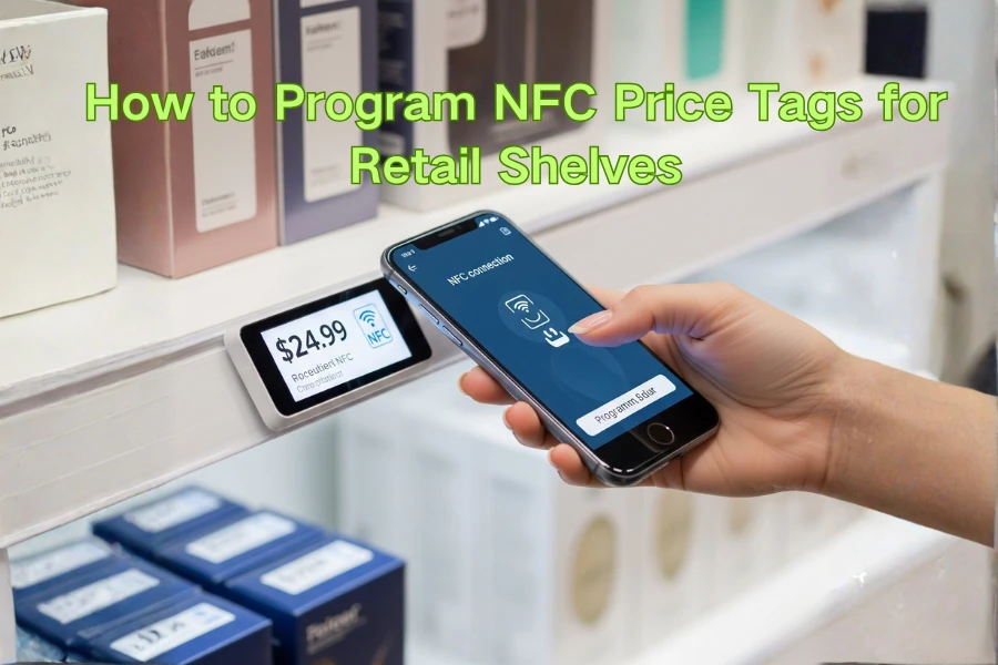 Cossí programar las etiquetas de prètz NFC pels estatjants de venda al detalh