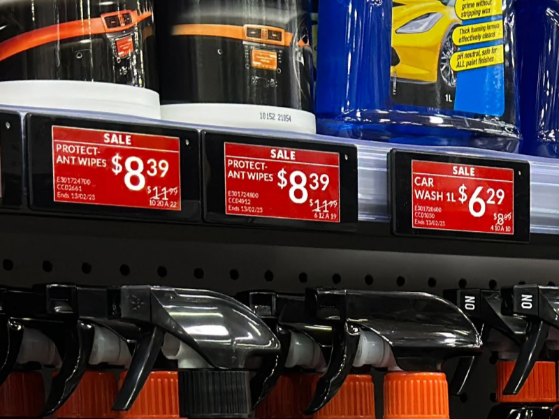 Quins tipes d'etiquetas son disponiblas pels estatjants electronics?