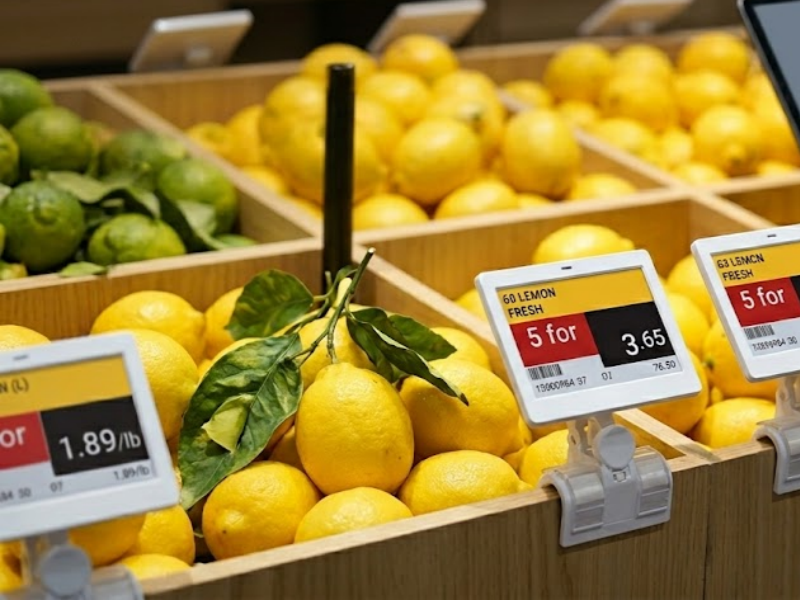 Lo sistèma d'etiquetatge de las estanquièras de las botiga d'alimentacion que...